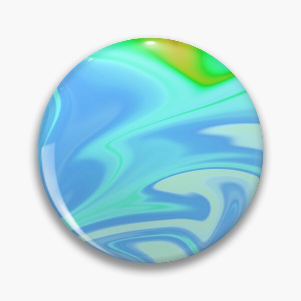 Item preview, Blue Turquoise Green Orange Brown White Liquid Art. Liquid Marble. Abstract Design. designed and sold by Jason123za.