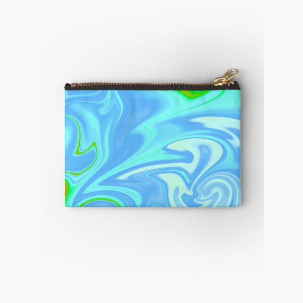 Item preview, Blue Turquoise Green Orange Brown White Liquid Art. Liquid Marble. Abstract Design. designed and sold by Jason123za.