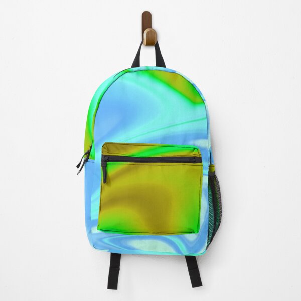 Item preview, Blue Turquoise Green Orange Brown White Liquid Art. Liquid Marble. Abstract Design. designed and sold by Jason123za.