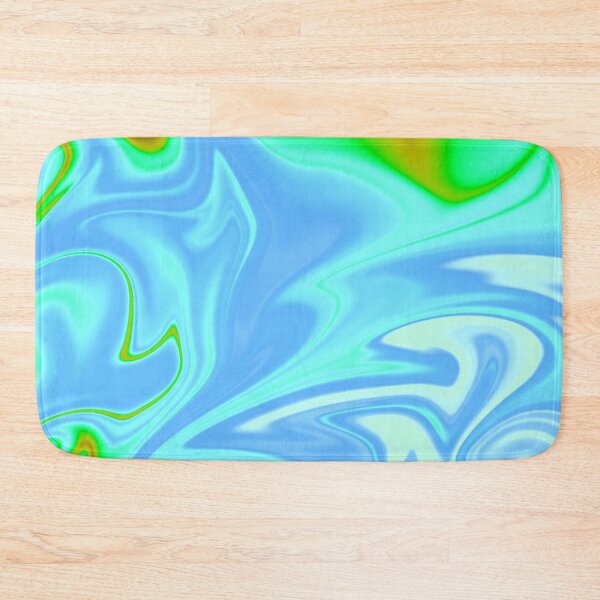 Item preview, Blue Turquoise Green Orange Brown White Liquid Art. Liquid Marble. Abstract Design. designed and sold by Jason123za.
