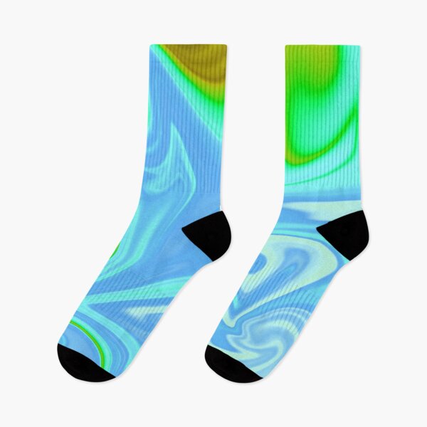 Item preview, Blue Turquoise Green Orange Brown White Liquid Art. Liquid Marble. Abstract Design. designed and sold by Jason123za.