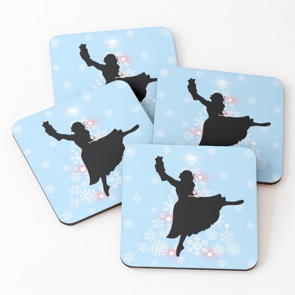 Item preview, The Nutcracker Ballet, Clara and Christmas Tree Christmas Holiday Dance-Baby Blue designed and sold by Kate Hyunsu Cho.