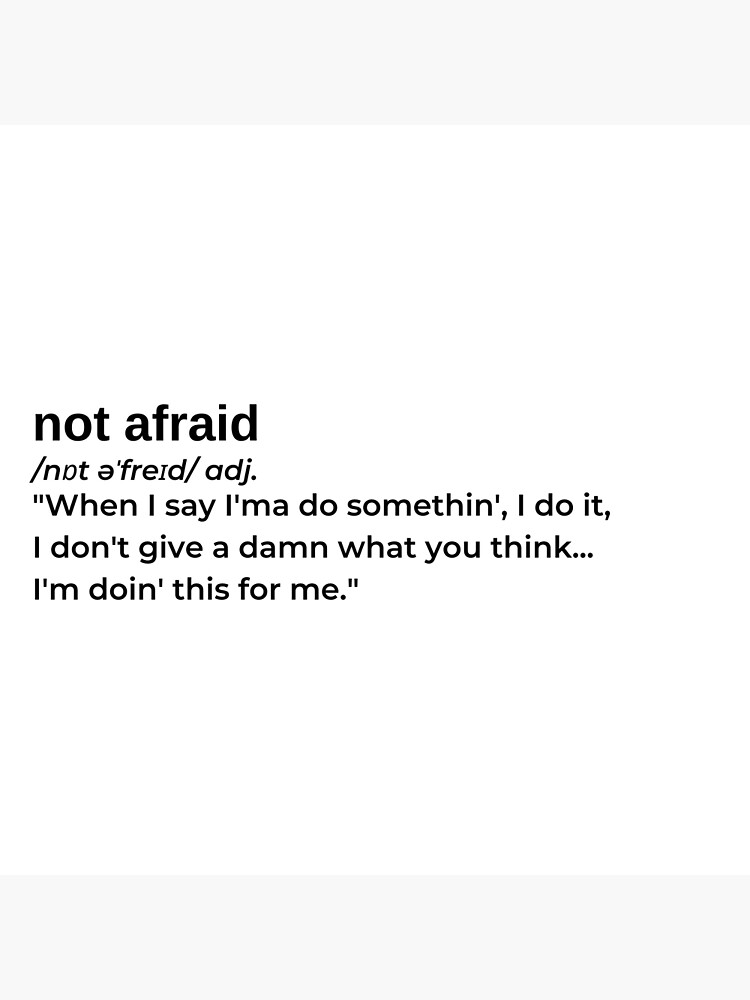 Eminem – Not Afraid Lyrics