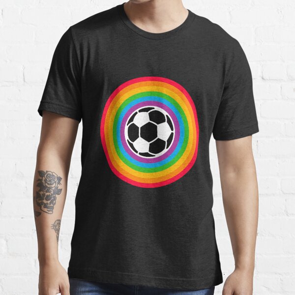 Soccer Ball Lgbt Pride Football Colors Rainbow Gay Love Soccer T Shirt For Sale By Jlachger 