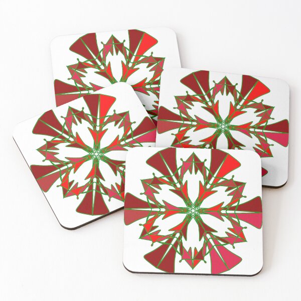 Item preview, Festive snowflake unique design W11 designed and sold by fishpressink.