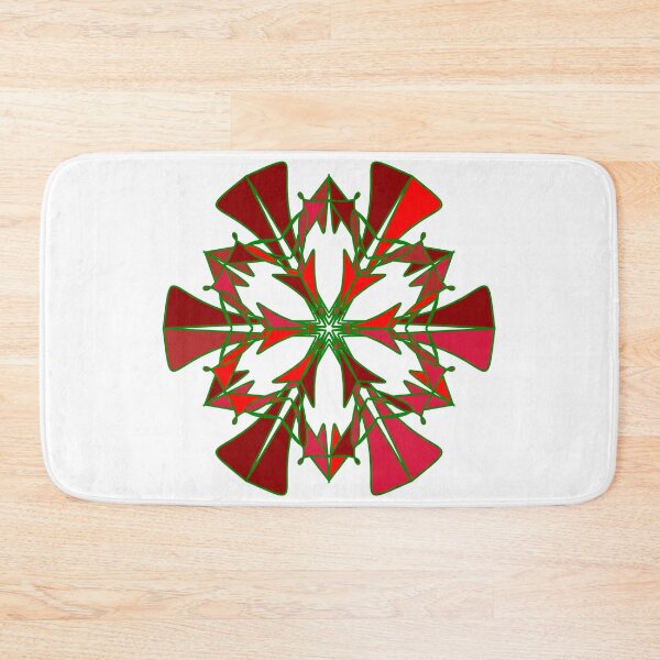 Item preview, Festive snowflake unique design W11 designed and sold by fishpressink.