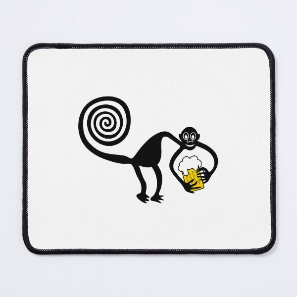 Item preview, Monkey with beer and beer belly designed and sold by siloto.