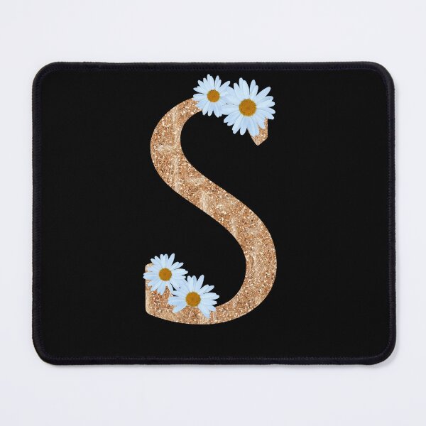 Item preview, Floral Shine Letter S, Educational stickers designed and sold by saimzgraphics.