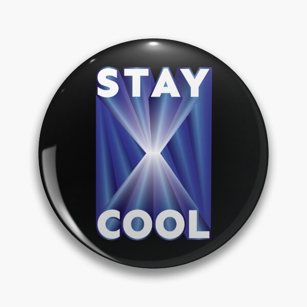 Item preview, Stay Cool 3D text blue hour glass 3D background designed and sold by hockeng.