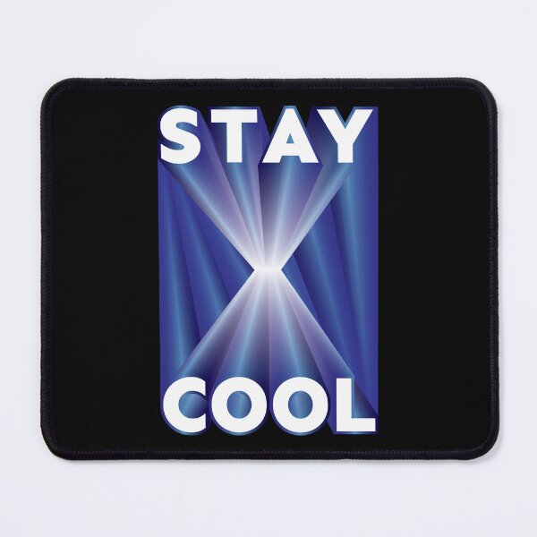 Item preview, Stay Cool 3D text blue hour glass 3D background designed and sold by hockeng.