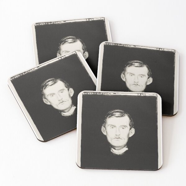 Item preview, Self–Portrait (1895) by Edvard Munch. Original from The Art Institute of Chicago. designed and sold by hottest-tees.