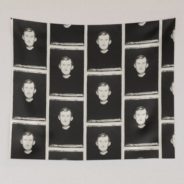 Item preview, Self–Portrait (1895) by Edvard Munch. Original from The Art Institute of Chicago. designed and sold by hottest-tees.