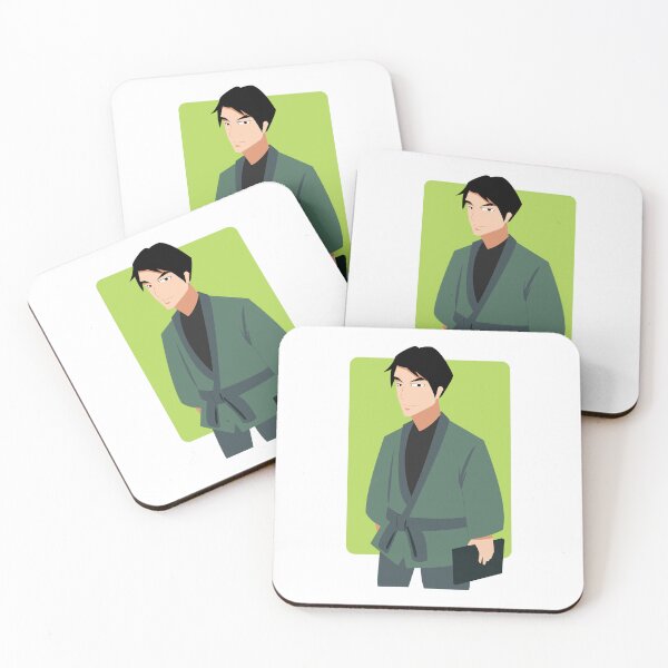 Item preview, man with green kimono designed and sold by Crimson Whisk Mecha.