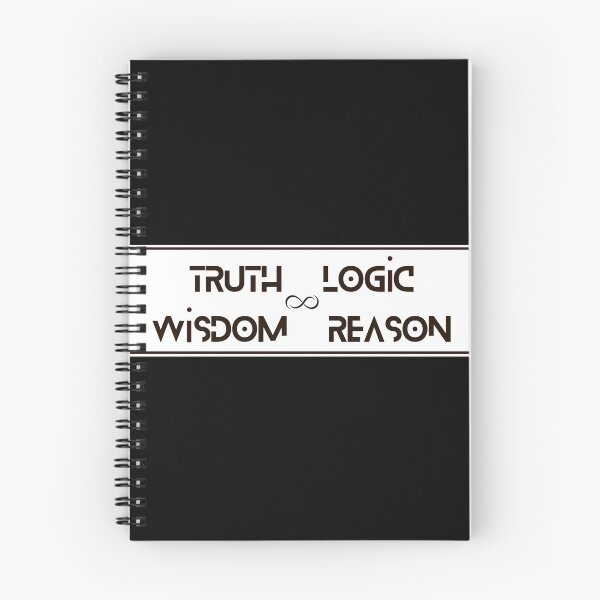 Item preview, Truth Logic Wisdom Reason White and Black designed and sold by Yiorgos Designs.