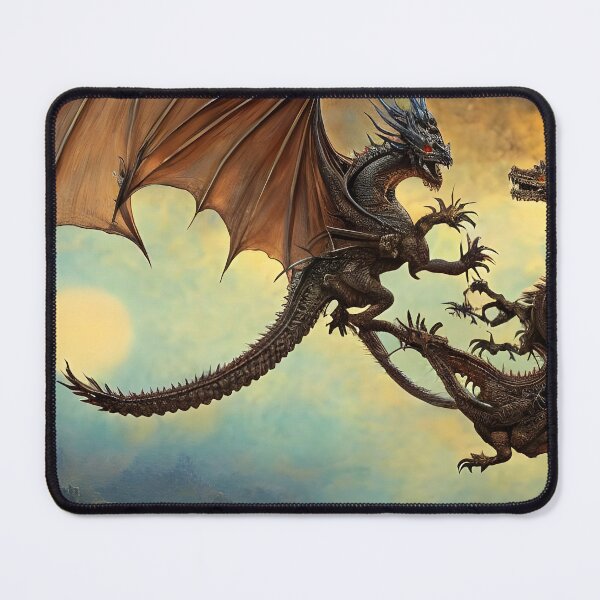 Item preview, Epic and bloody battle of monstrous dragons in the sky designed and sold by antonioruiz.