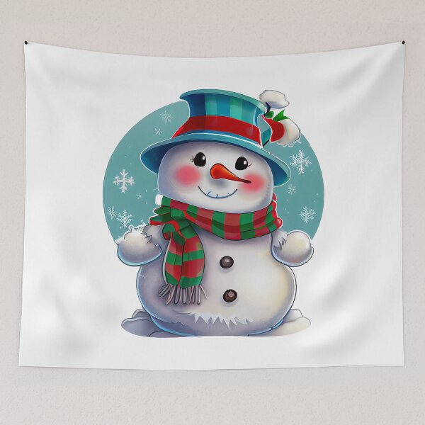 Item preview, Christmas Snowman - Sticker designed and sold by ABArtByAlexST.