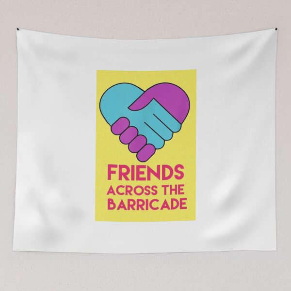 Item preview,  Friends Across The Barricade - LGBTQ Friends designed and sold by Zyphrost ★★★★★ (✔).