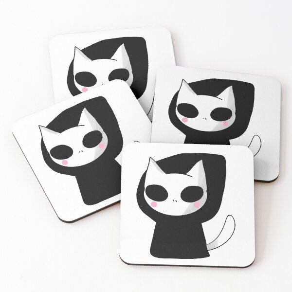 Item preview, Cute Grim reaper cat and ghosts  designed and sold by Mayarart.