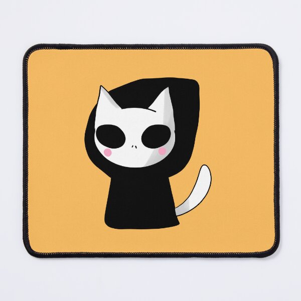 Item preview, Cute Grim reaper cat and ghosts designed and sold by Mayarart.