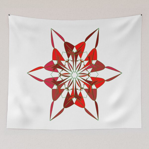 Item preview, Festive snowflake unique design W15 designed and sold by fishpressink.