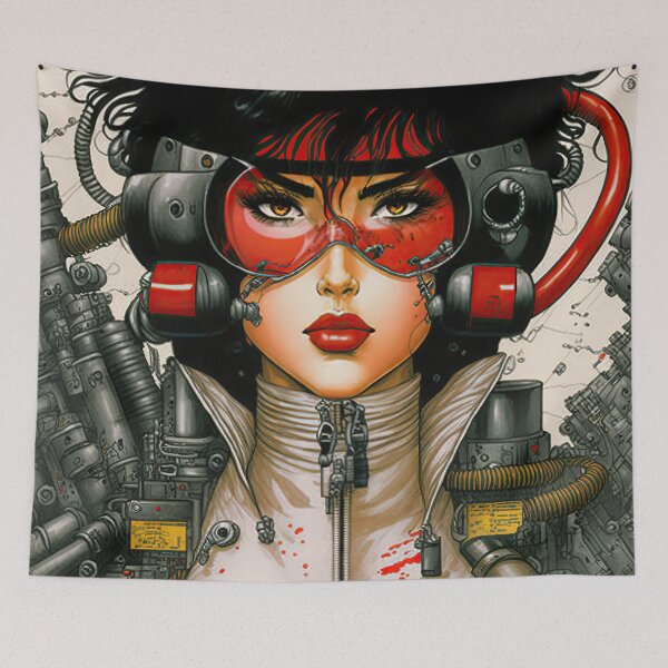 Item preview, Akira manga style woman designed and sold by IA-Power.