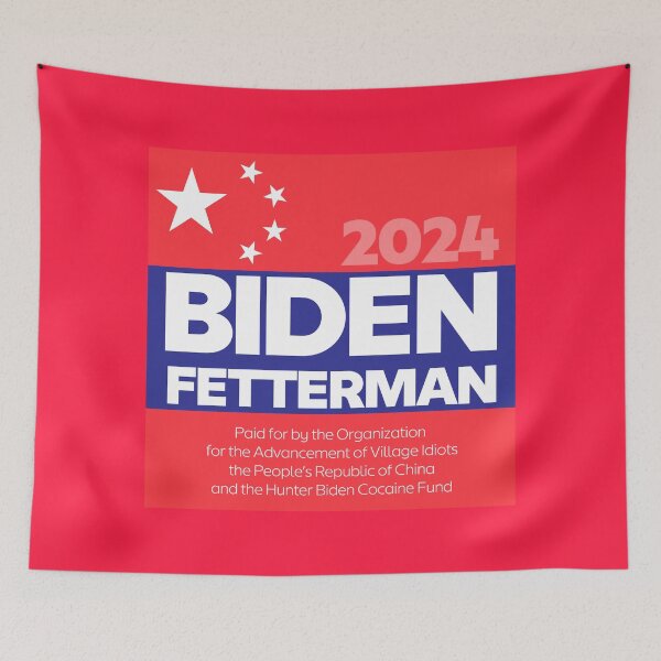 Item preview, BIDEN/FETTERMAN 2024 designed and sold by RightofCenter.