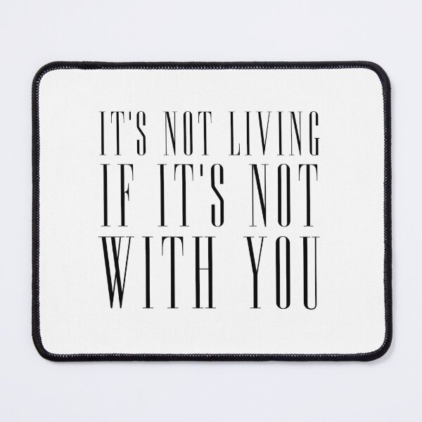 Item preview, It's Not Living the 1975 Sticker designed and sold by maddiemercer.