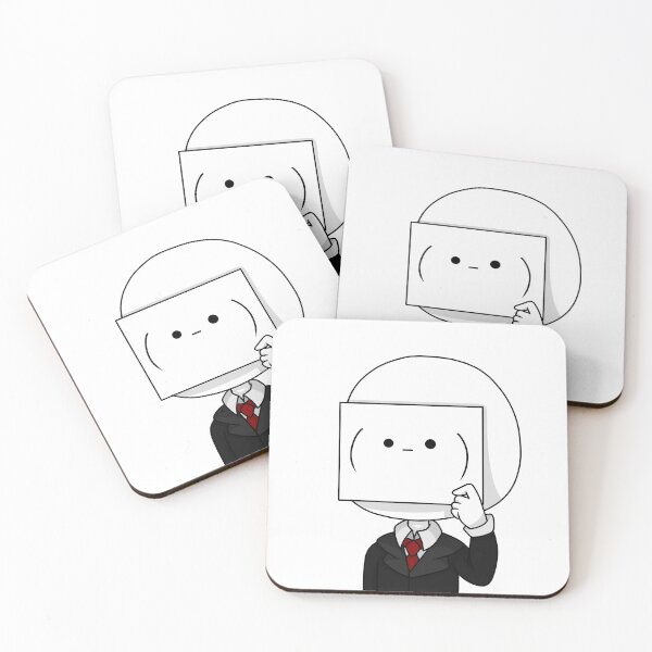 Item preview, slenderman face designed and sold by EveryCuteThings.