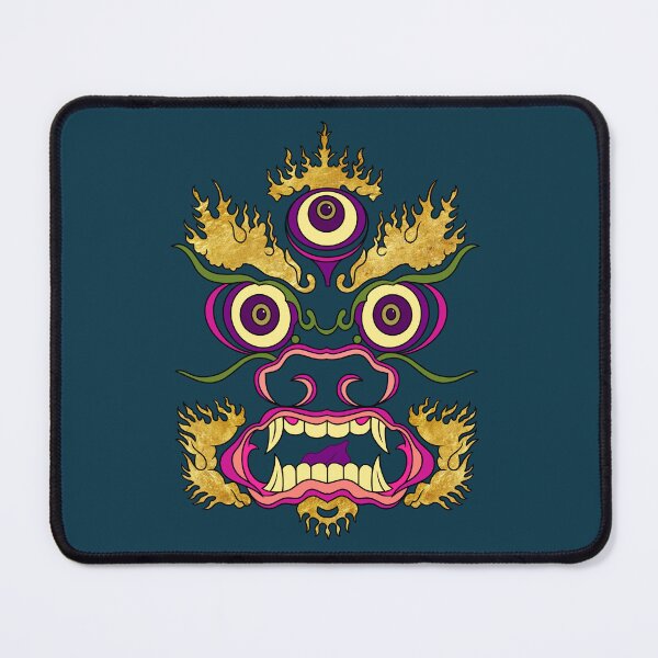 Item preview, MAHAKALA green-navy designed and sold by BEATRIZ ABAITUA.