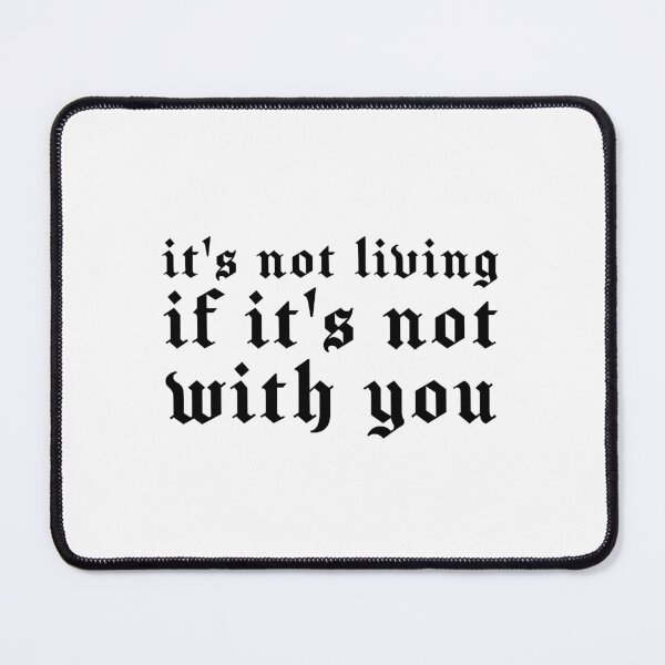 Item preview, It's Not Living the 1975 Sticker designed and sold by maddiemercer.