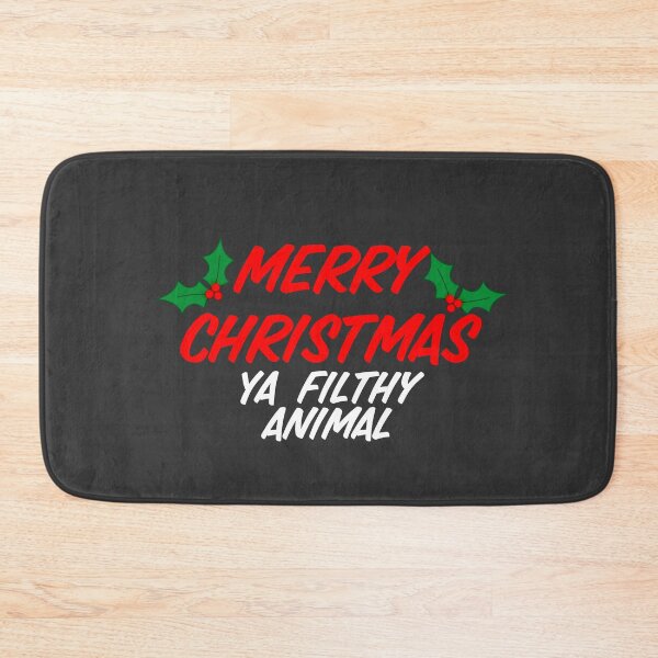 Item preview, Merry Christmas Ya Filthy Animal designed and sold by Raw Creative Prints.