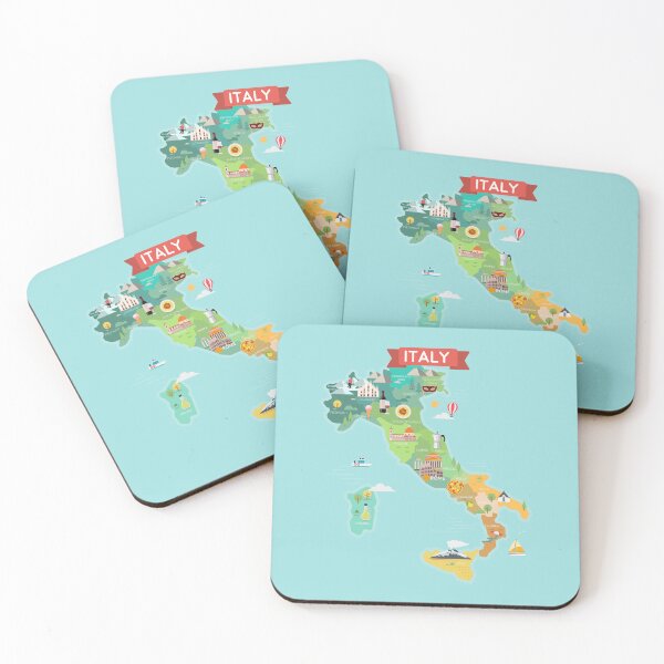 Item preview, Map of Italy designed and sold by Antikwar.