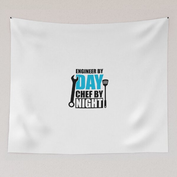 Item preview, Engineer by day chef by night designed and sold by VimuDS.