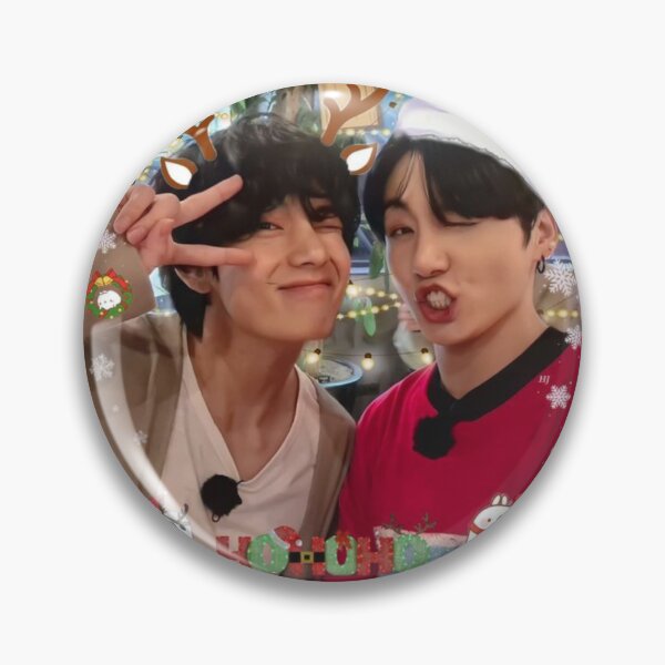 Item preview, Taekook Christmas Sticker designed and sold by tokki-drawings.