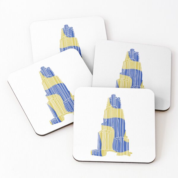 Item preview, Blue and yellow groovy - Cathedral of Learning designed and sold by marnilauren.