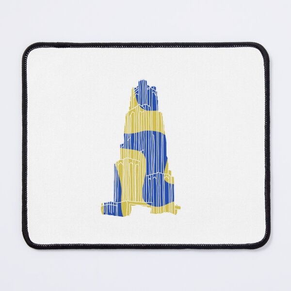 Item preview, Blue and yellow groovy - Cathedral of Learning designed and sold by marnilauren.