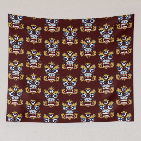 Item preview, mahakala maroon designed and sold by BEATRIZ ABAITUA.