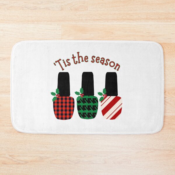Item preview, Tis the season Christmas design nail polish designed and sold by 306Biz.