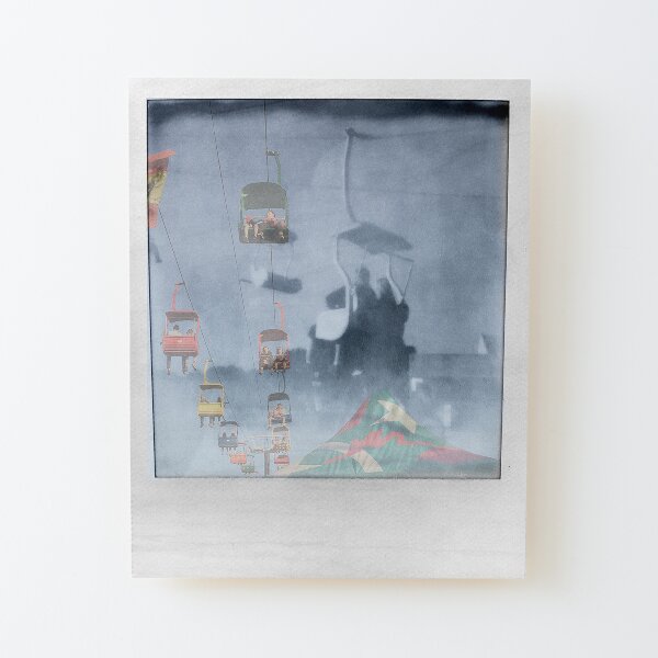 Impossible Project NC State Fair chair lift #2 Wood Mounted Print