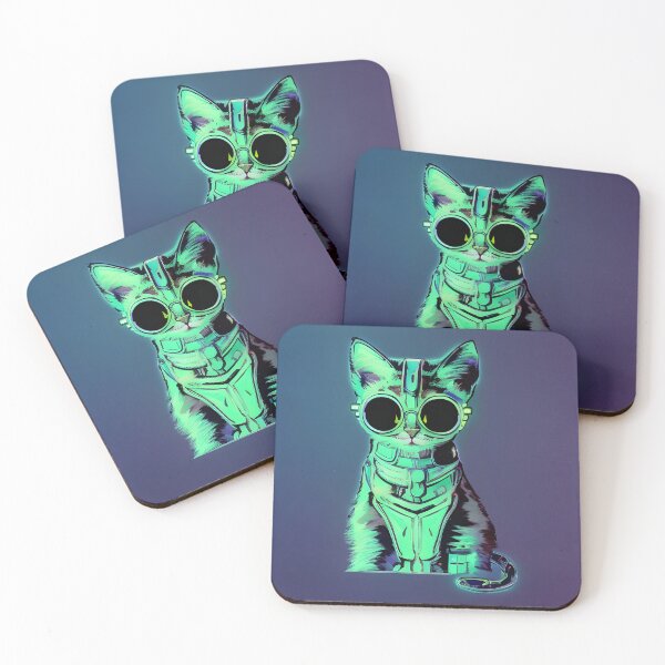 Item preview, Cyberpunk Kitten designed and sold by Kat Sanchez.