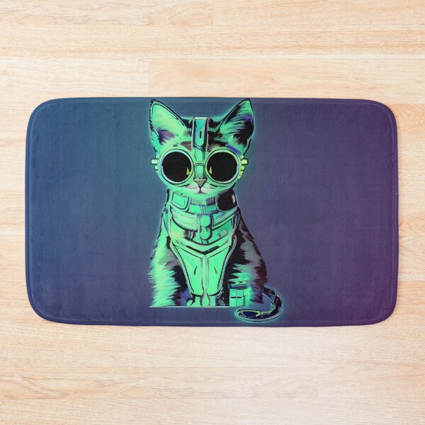 Item preview, Cyberpunk Kitten designed and sold by Kat Sanchez.