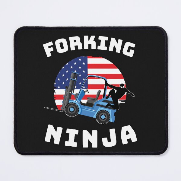 Item preview, Forklift Ninja, Forking Ninja BW, Industry Clothing designed and sold by TeamsterLife.