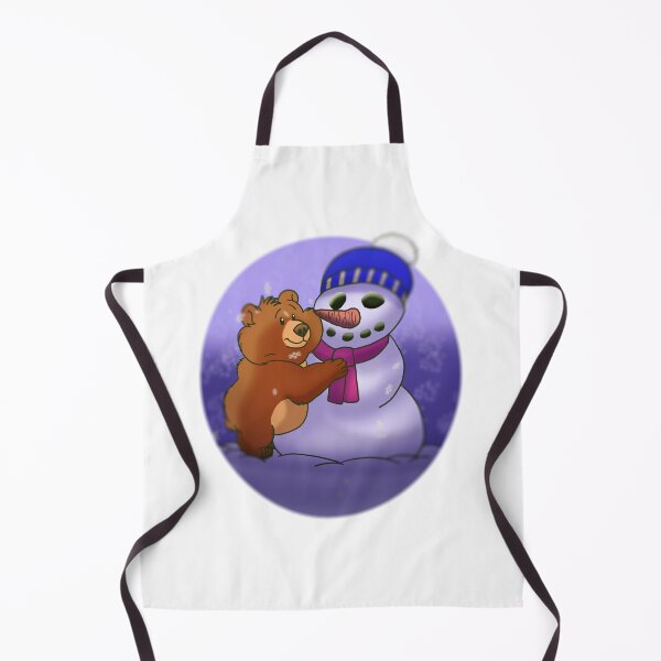 Item preview, Holiday Critters - Bear Cub & Snowman designed and sold by AnekArts.