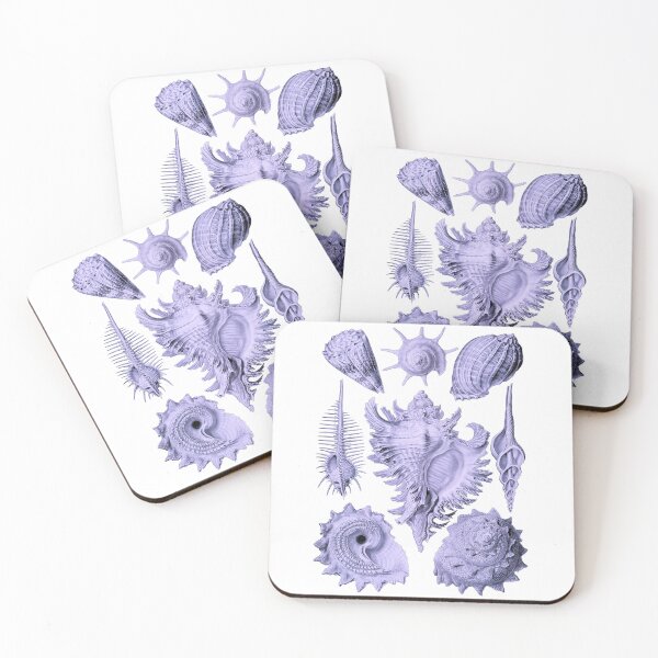 Item preview, Prosobranchia from Artforms of Nature (1904) by Ernst Haeckel Light Purple on White designed and sold by Shapes-Mania.