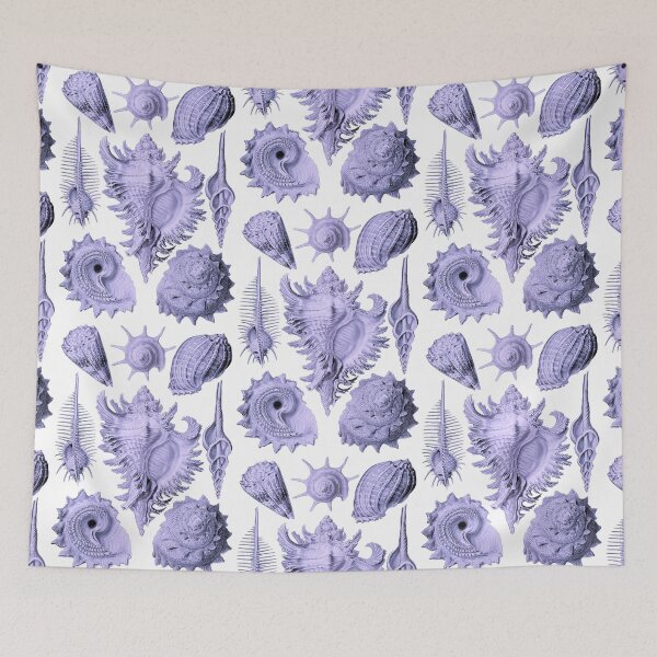 Item preview, Prosobranchia from Artforms of Nature (1904) by Ernst Haeckel Light Purple on White designed and sold by Shapes-Mania.