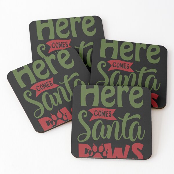 Item preview, Here Comes Santa Paws1 designed and sold by schoolarts.