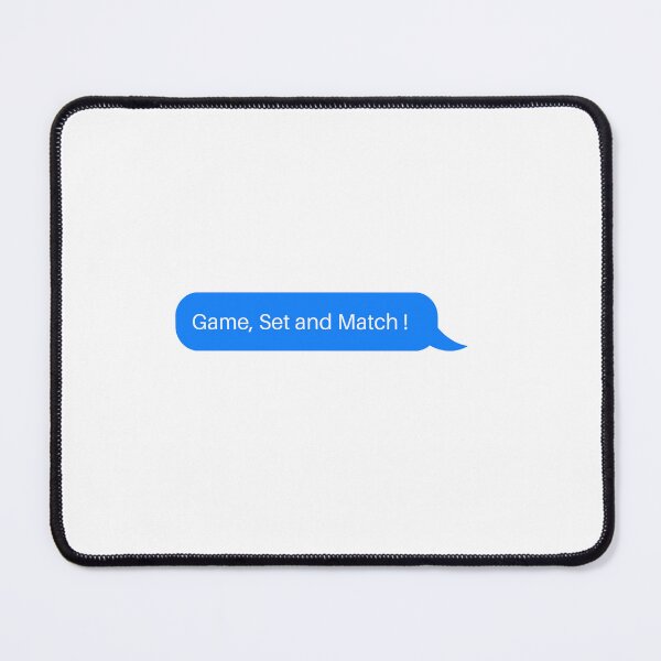 Item preview, Game, Set and Match Tennis Funny Message - For Tennis Fan and Tennis Players designed and sold by TieBreak-Tennis.