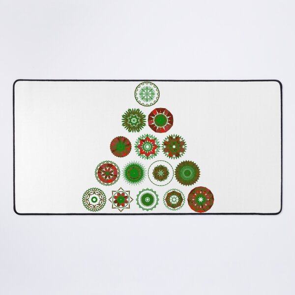 Item preview, Festive medium tree set unique design W5.1 designed and sold by fishpressink.