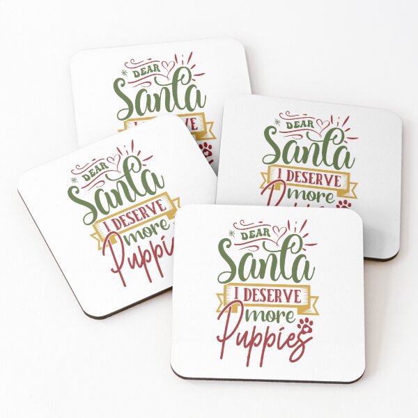 Item preview, Dear Santa I Deserve More Puppies designed and sold by schoolarts.