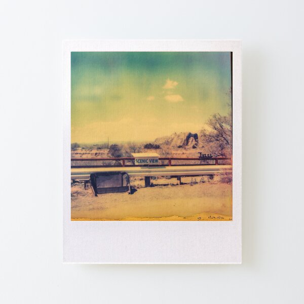 Impossible Project New Mexico scenic view Canvas Mounted Print